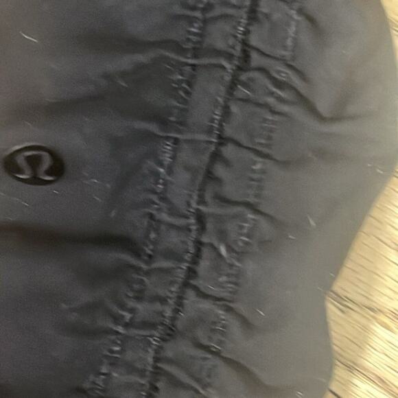 LULULEMON ATHLETICA STIRRUP RUCHED SIDE BLACK LEGGINGS SIZE‎ 2 - Picture 5 of 10